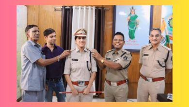 सिन्धी पंचायत ने पुलिस अधिकारी गीता वाधवानी को शुभकामनाएं दी ।