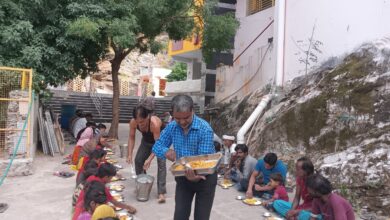 धन तेरस के अवसर पर झरनेश्वर महादेव मंदिर में भंडारे का आयोजन